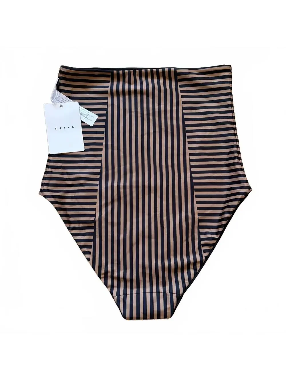 Baiia Valencia Reversible Bikini Bottoms High Waist Striped Women's AU10 US6 NWT